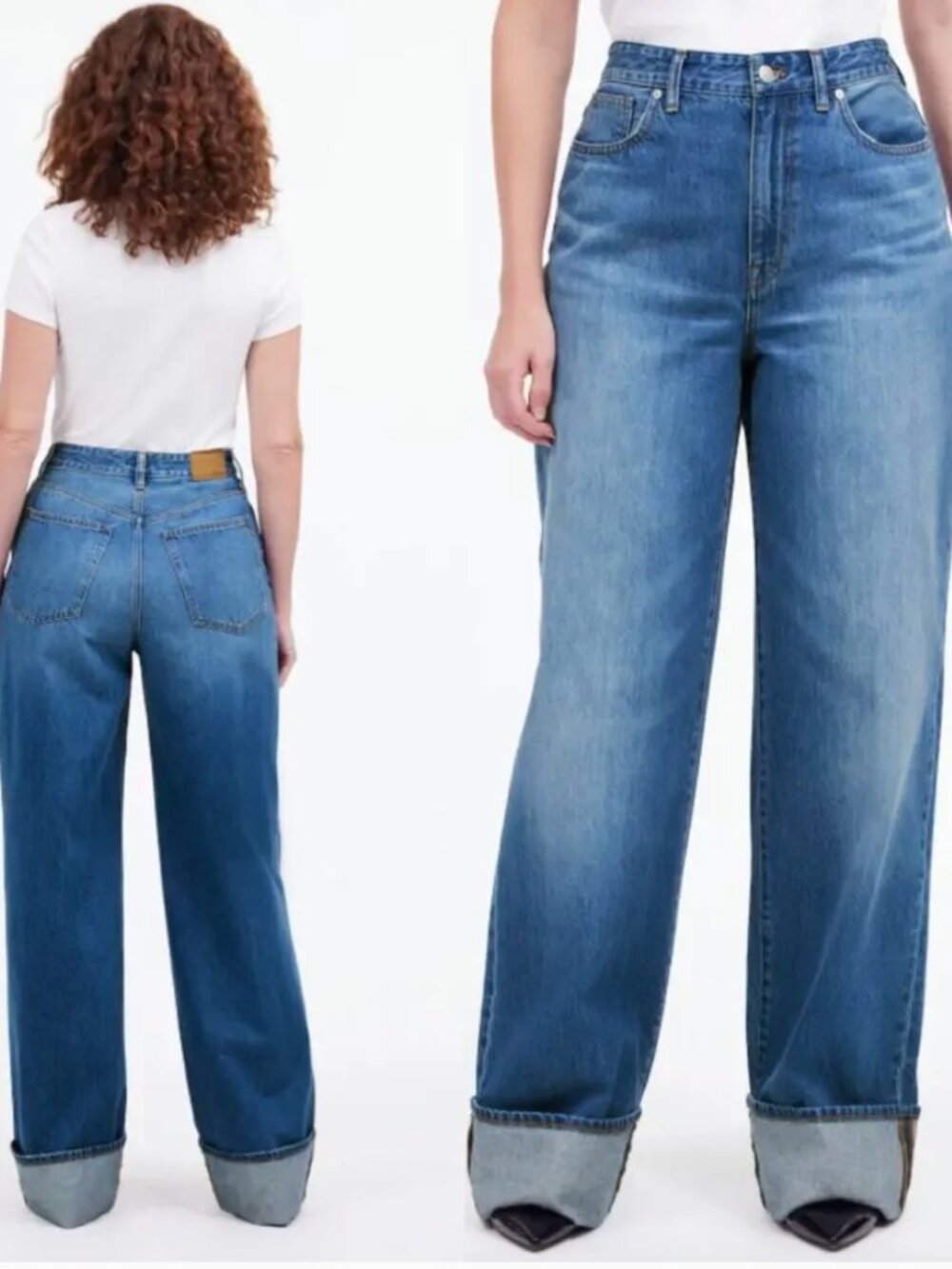 Madewell Petite Curvy Superwide-Leg Jeans 29P